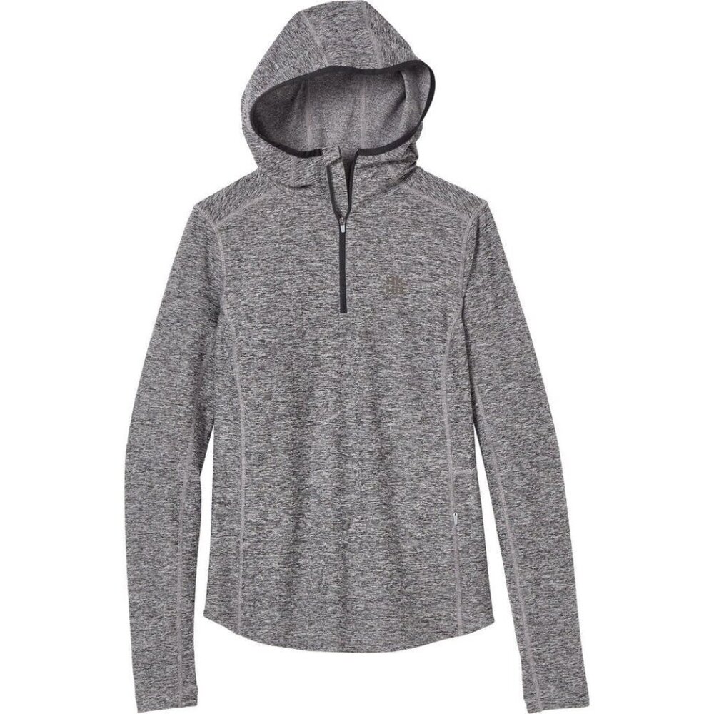 Duluth Trading Company Women's AKHG Meltwater Pullover Hoodie SMALL Gray EUC